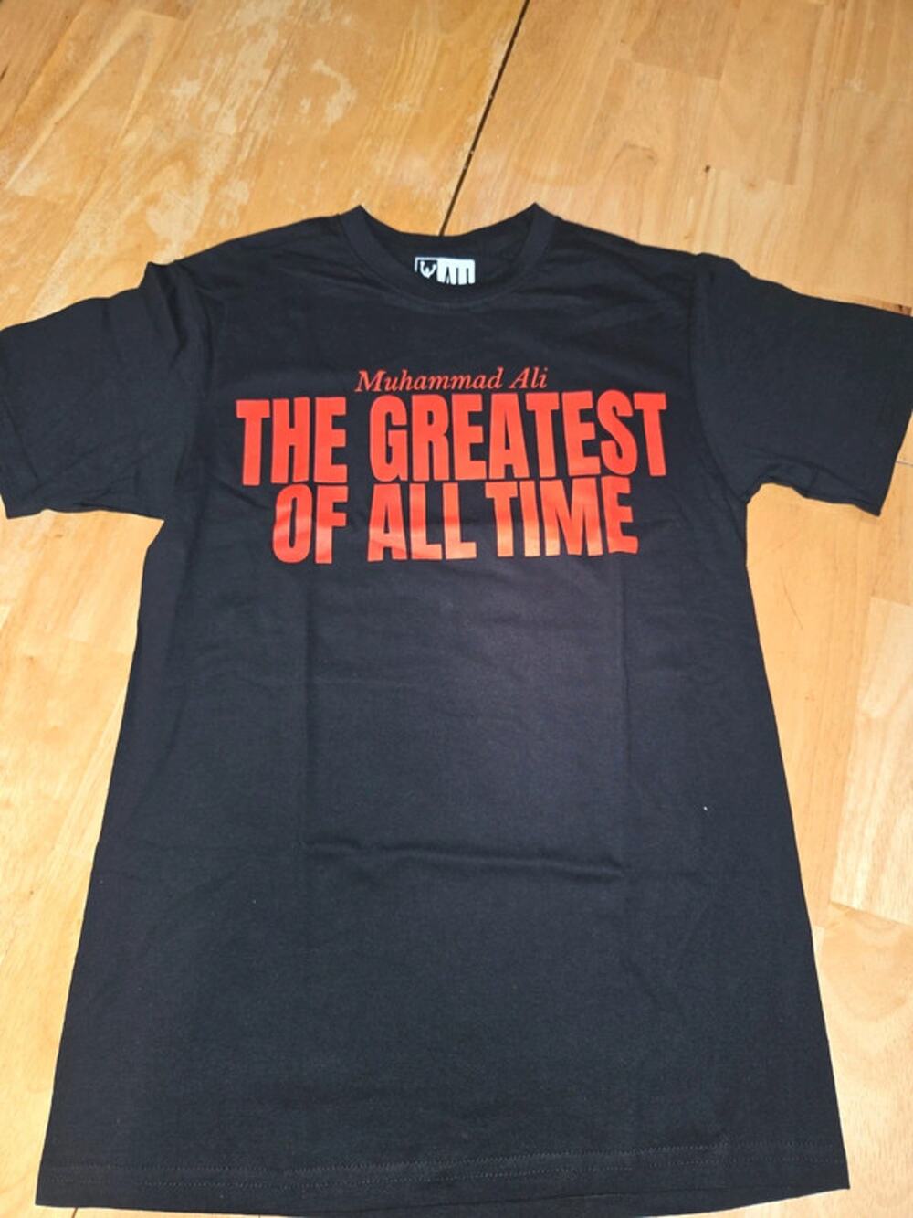 Muhammad Ali Greatest Of All Time T Shirt Black Graphic Boxing NWOT Small